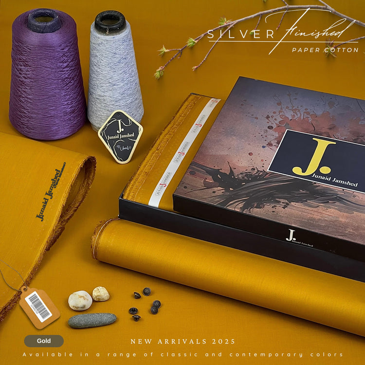J dot Silver Finish Paper Cotton