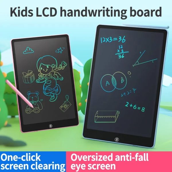 8.5 Inch π Lcd Writing Tablet | E-writing Tablet For Kids β Digital Drawing Pad β Erasable Writing Board β Writing Pad (random Color)