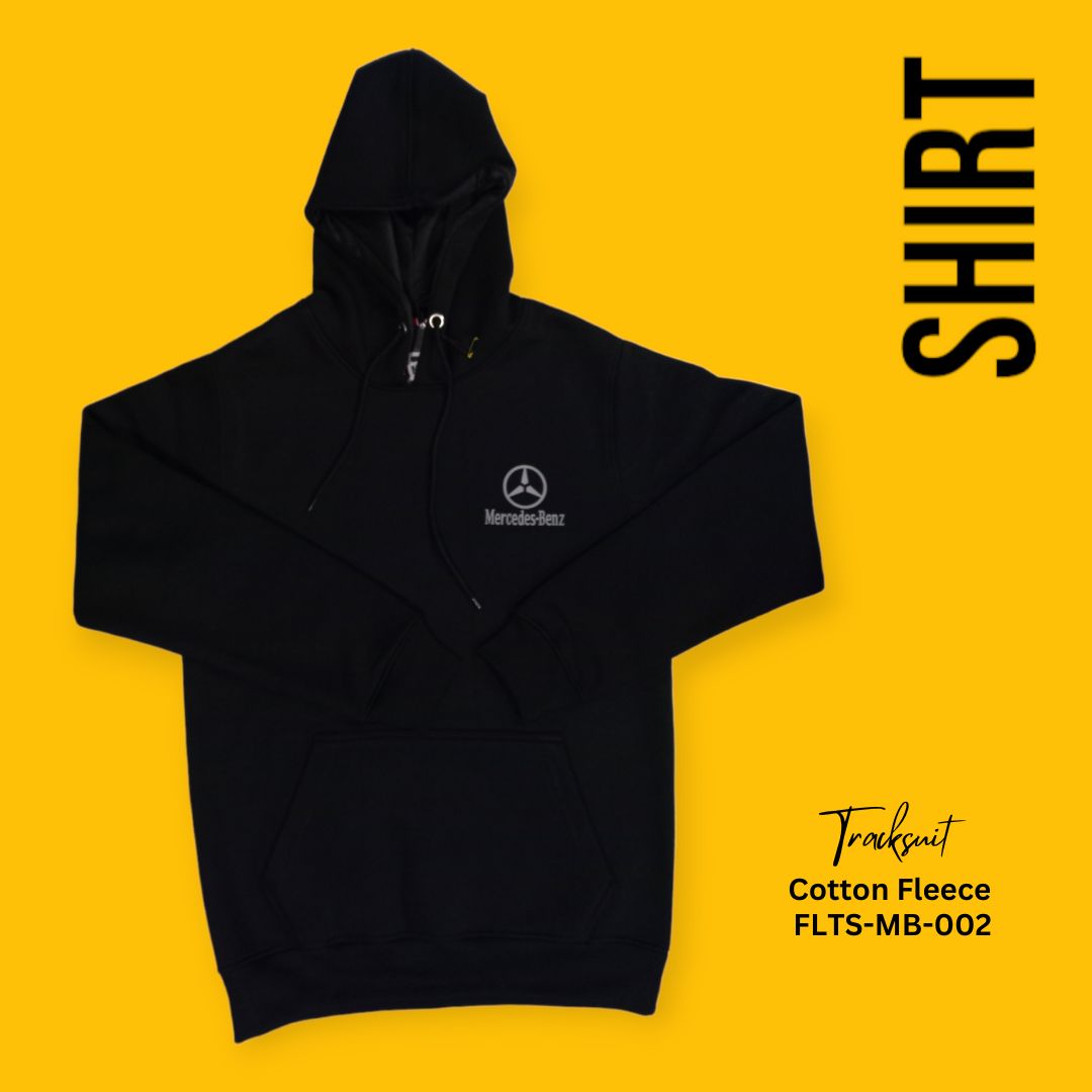 Men's Premium Quality Cotton Fleece Tracksuit for Winter in Pakistan, This men's premium quality cotton fleece tracksuit is perfect for staying warm and comfortable all winter long. It's made from soft and cozy cotton fleece that's 320-325 GSM thick, making it perfect for even the coldest days. The tracksuit features a hoodie with full sleeves and kangaroo pockets, as well as loose-fitting trousers with zippered pockets and a tape to fasten at the waist.