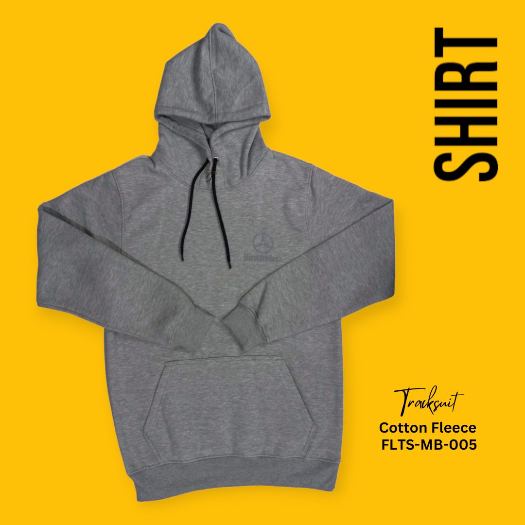 Men's Premium Quality Cotton Fleece Tracksuit for Winter in Pakistan, This men's premium quality cotton fleece tracksuit is perfect for staying warm and comfortable all winter long. It's made from soft and cozy cotton fleece that's 320-325 GSM thick, making it perfect for even the coldest days. The tracksuit features a hoodie with full sleeves and kangaroo pockets, as well as loose-fitting trousers with zippered pockets and a tape to fasten at the waist.