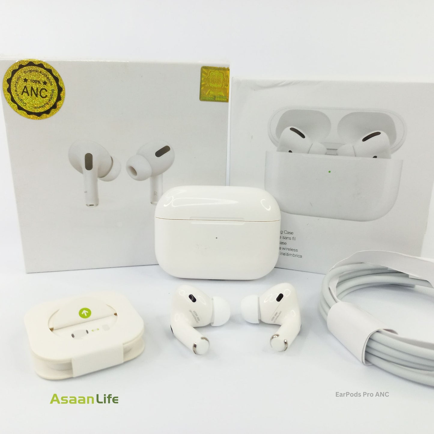 Premium EarPods Pro ANC Bluetooth with Charging Case - The Best Wireless Earbuds for Superior Sound | Noise Cancellation | Convenience | Free Home Delivery
