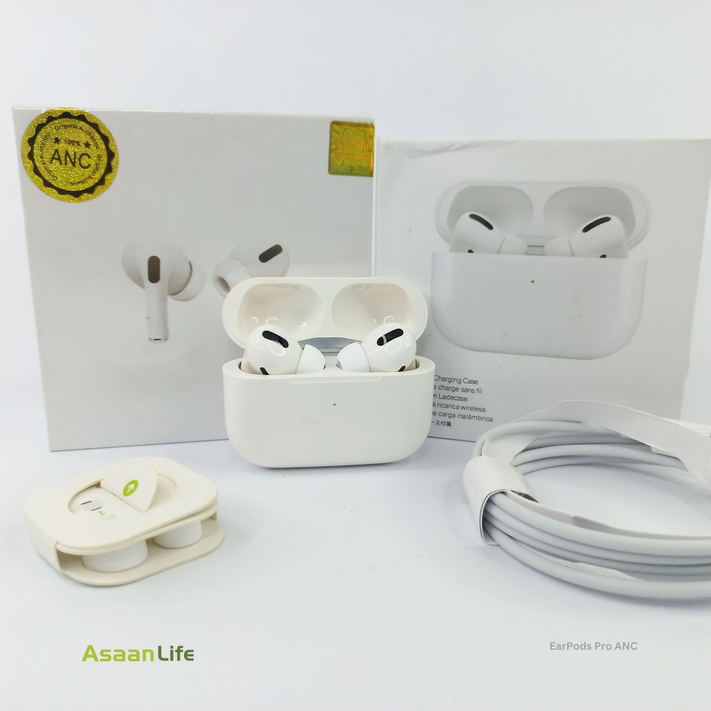 Premium EarPods Pro ANC Bluetooth with Charging Case - The Best Wireless Earbuds for Superior Sound | Noise Cancellation | Convenience | Free Home Delivery