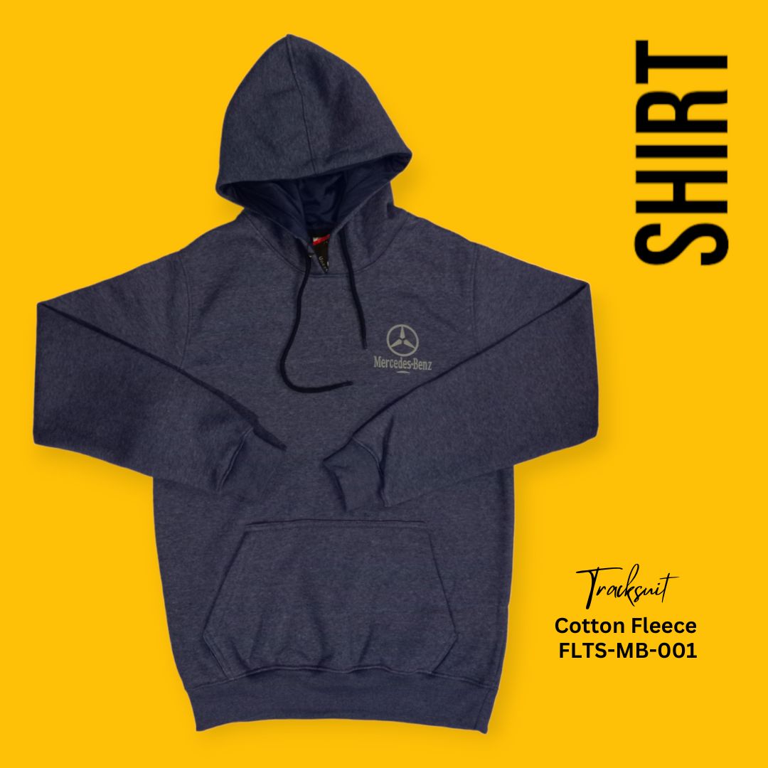 Men's Premium Quality Cotton Fleece Tracksuit for Winter in Pakistan, This men's premium quality cotton fleece tracksuit is perfect for staying warm and comfortable all winter long. It's made from soft and cozy cotton fleece that's 320-325 GSM thick, making it perfect for even the coldest days. The tracksuit features a hoodie with full sleeves and kangaroo pockets, as well as loose-fitting trousers with zippered pockets and a tape to fasten at the waist.