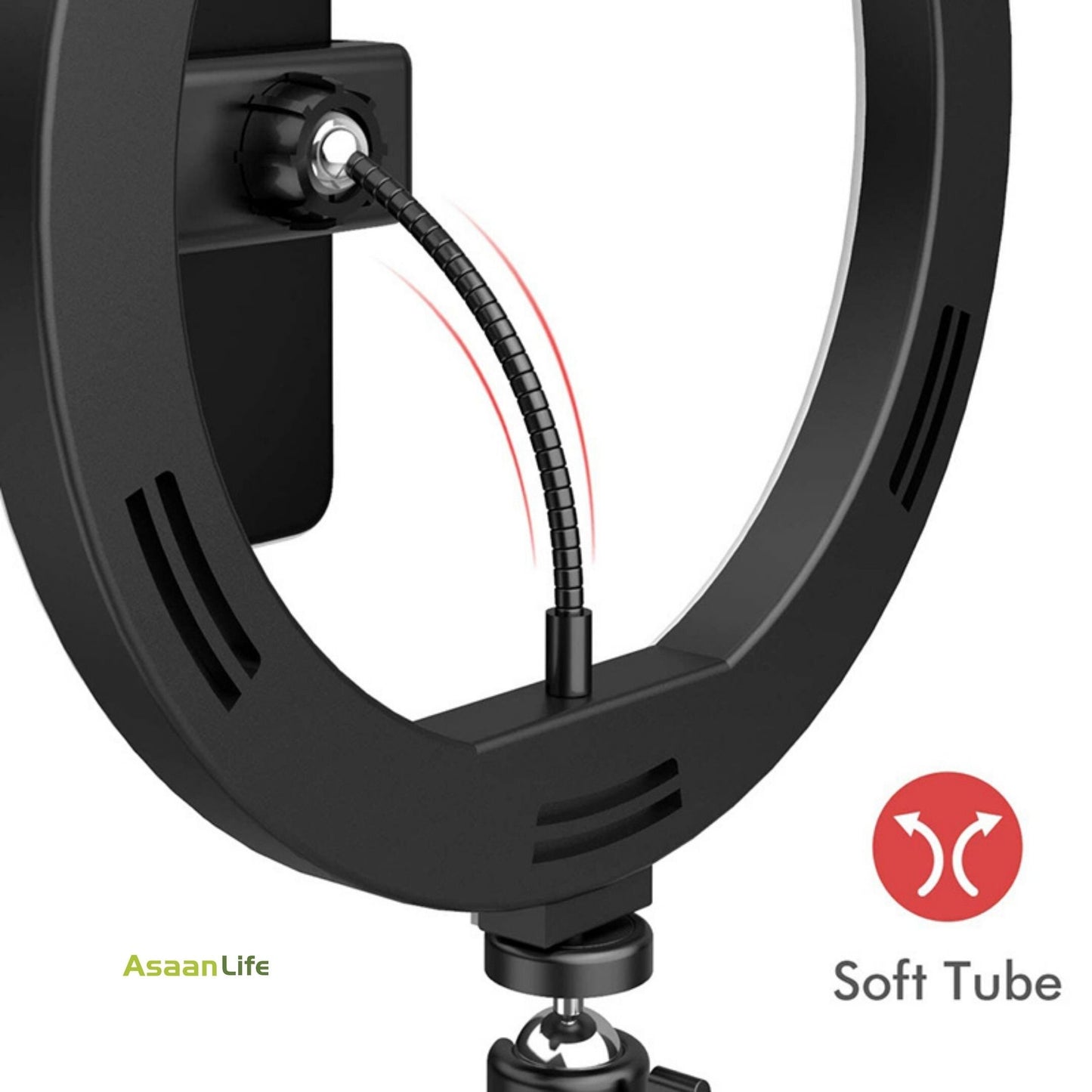 Portable 26cm Dimmable Selfie Ring Light with Remote Control for Studio Photography, Video Calls, Vlogging, Live Streaming, Makeup and All Occasions