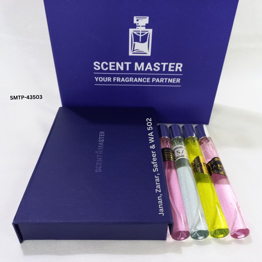 Pack of 4 J Dot Perfume Impressions by Scent Master | Gift Pack | SMTP-43503