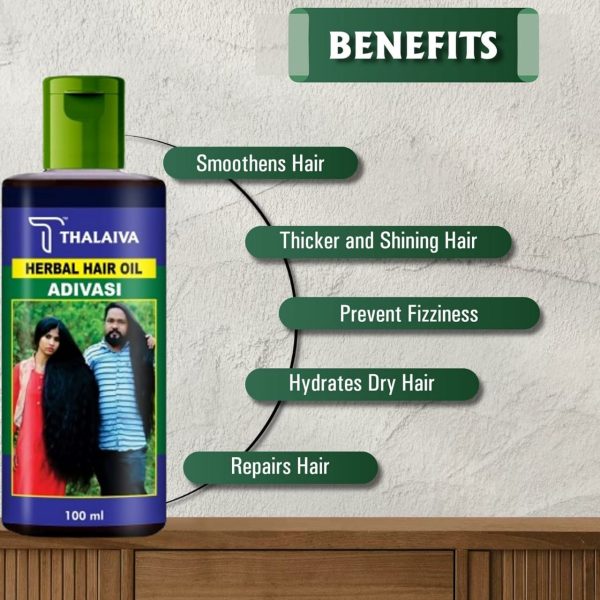 Adivasi Hair Oil and Shampoo Combo: Herbal Hair Growth & Care