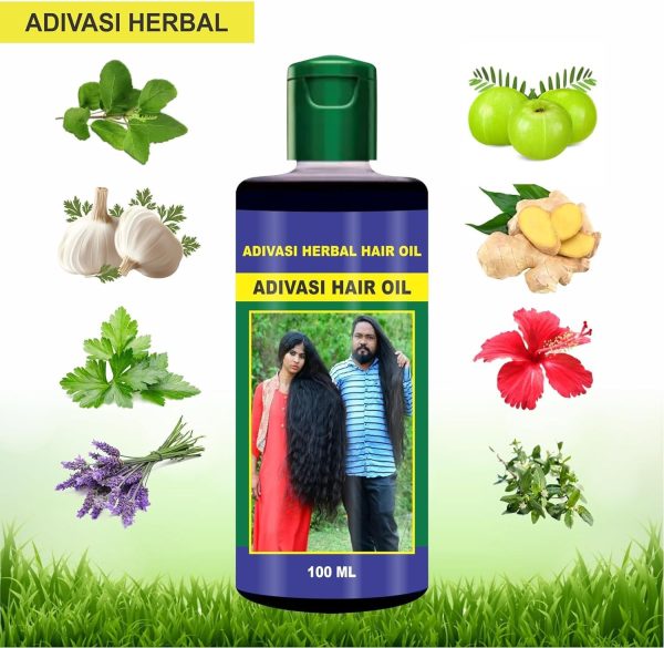 Adivasi Hair Oil and Shampoo Combo: Herbal Hair Growth & Care