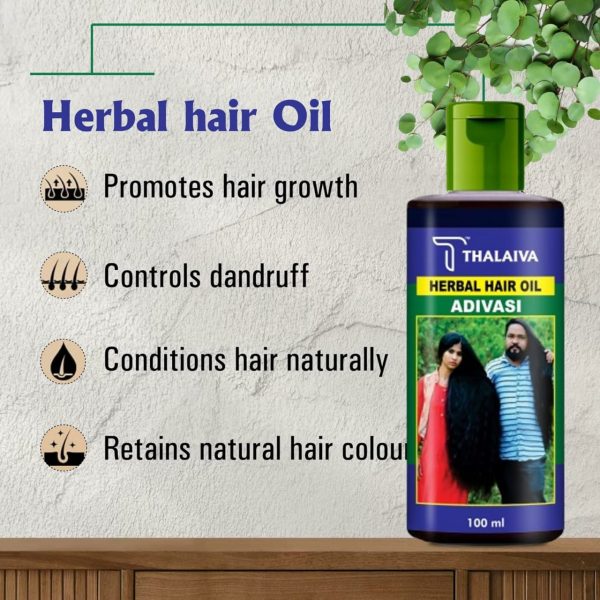 Adivasi Hair Oil and Shampoo Combo: Herbal Hair Growth & Care
