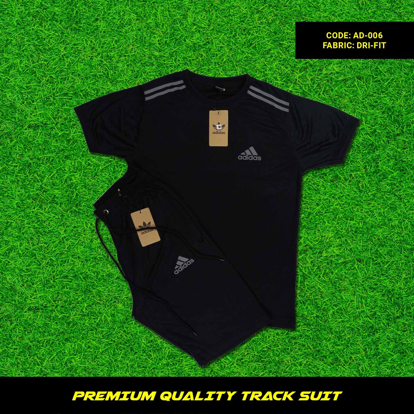 Close-up of the fabric of a men's premium dri-fit tracksuit. Soft, breathable, and moisture-wicking fabric. Perfect for workouts and casual wear.