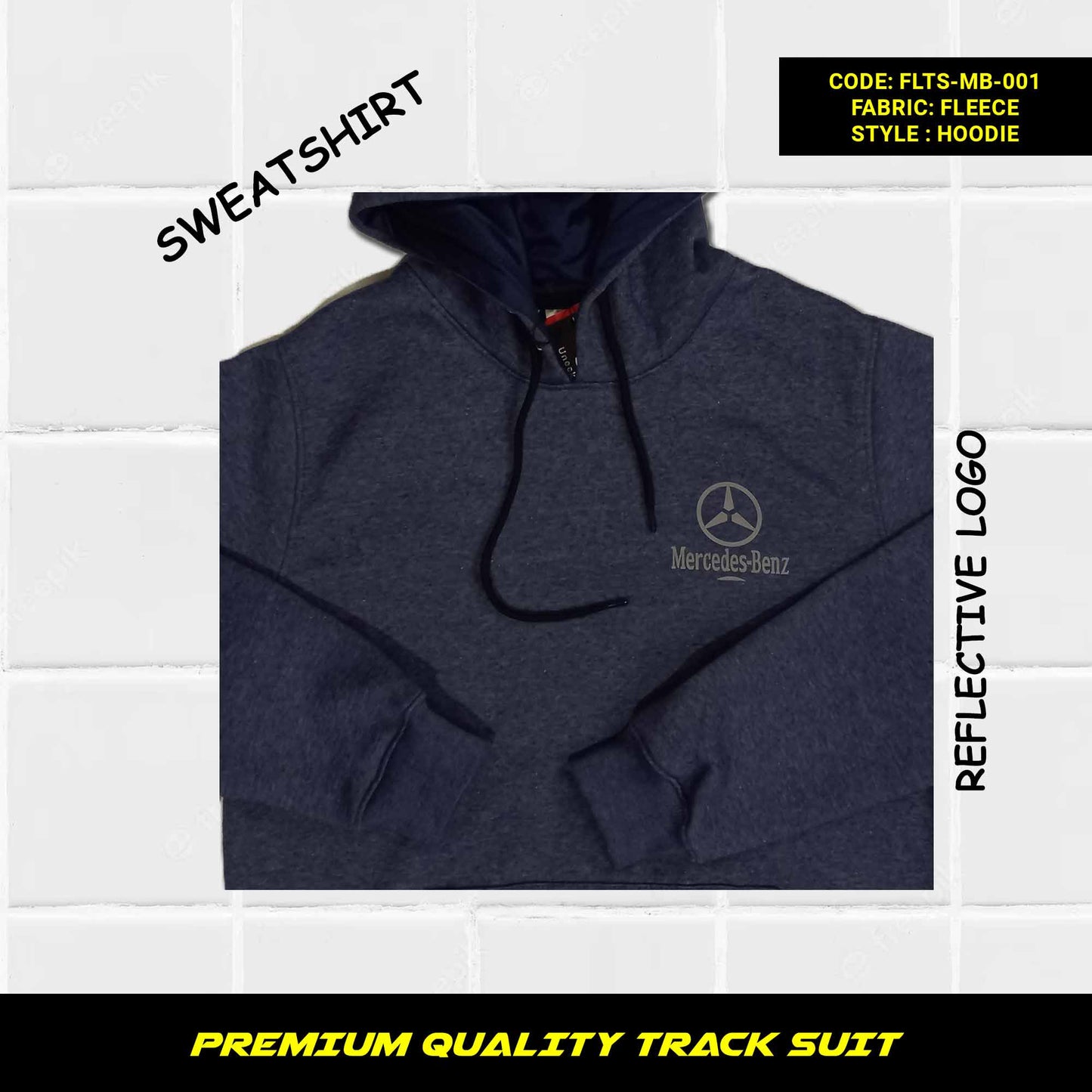 Men's Premium Quality Cotton Fleece Tracksuit for Winter in Pakistan, This men's premium quality cotton fleece tracksuit is perfect for staying warm and comfortable all winter long. It's made from soft and cozy cotton fleece that's 320-325 GSM thick, making it perfect for even the coldest days. The tracksuit features a hoodie with full sleeves and kangaroo pockets, as well as loose-fitting trousers with zippered pockets and a tape to fasten at the waist.