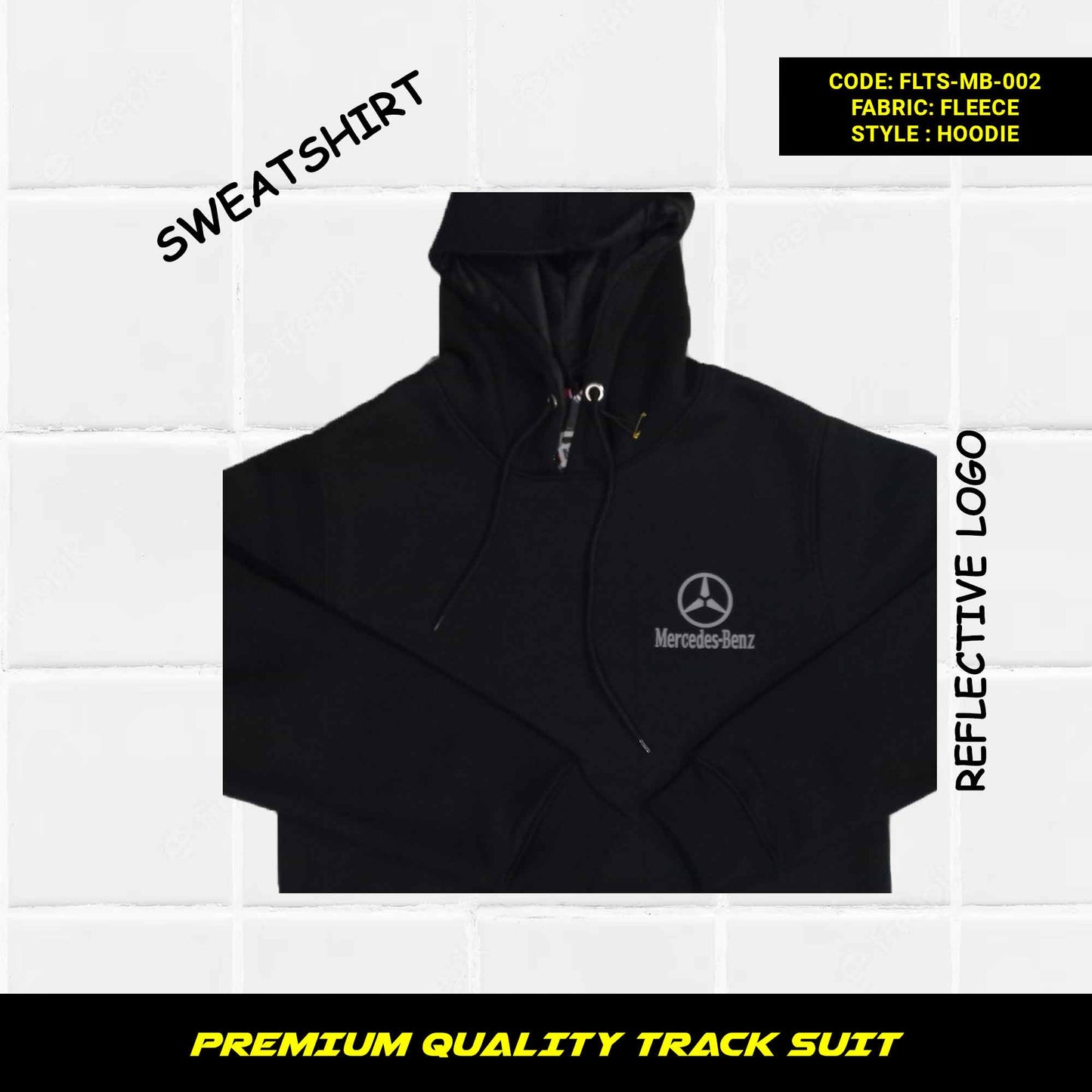 Men's Premium Quality Cotton Fleece Tracksuit for Winter in Pakistan, This men's premium quality cotton fleece tracksuit is perfect for staying warm and comfortable all winter long. It's made from soft and cozy cotton fleece that's 320-325 GSM thick, making it perfect for even the coldest days. The tracksuit features a hoodie with full sleeves and kangaroo pockets, as well as loose-fitting trousers with zippered pockets and a tape to fasten at the waist.