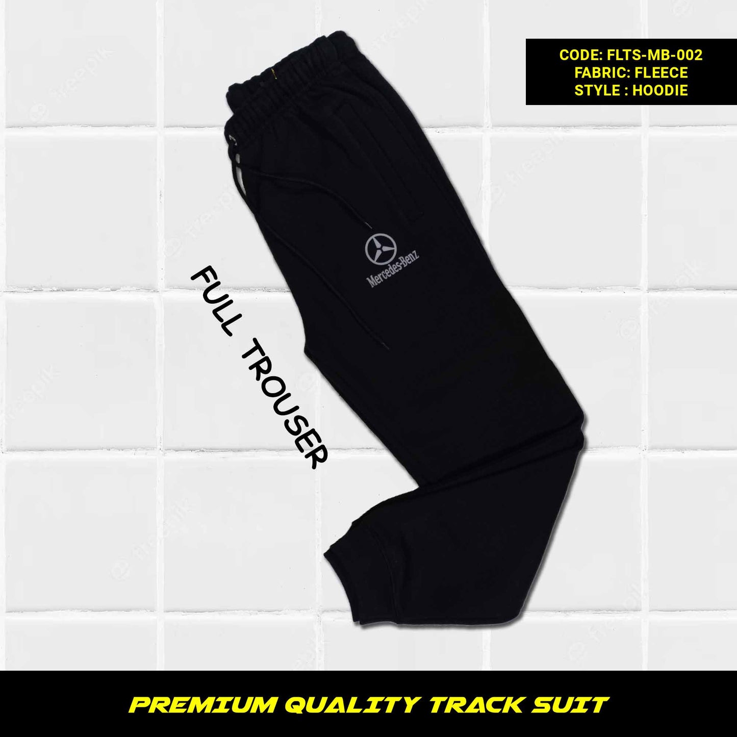 Men's Premium Quality Cotton Fleece Tracksuit for Winter in Pakistan, This men's premium quality cotton fleece tracksuit is perfect for staying warm and comfortable all winter long. It's made from soft and cozy cotton fleece that's 320-325 GSM thick, making it perfect for even the coldest days. The tracksuit features a hoodie with full sleeves and kangaroo pockets, as well as loose-fitting trousers with zippered pockets and a tape to fasten at the waist.