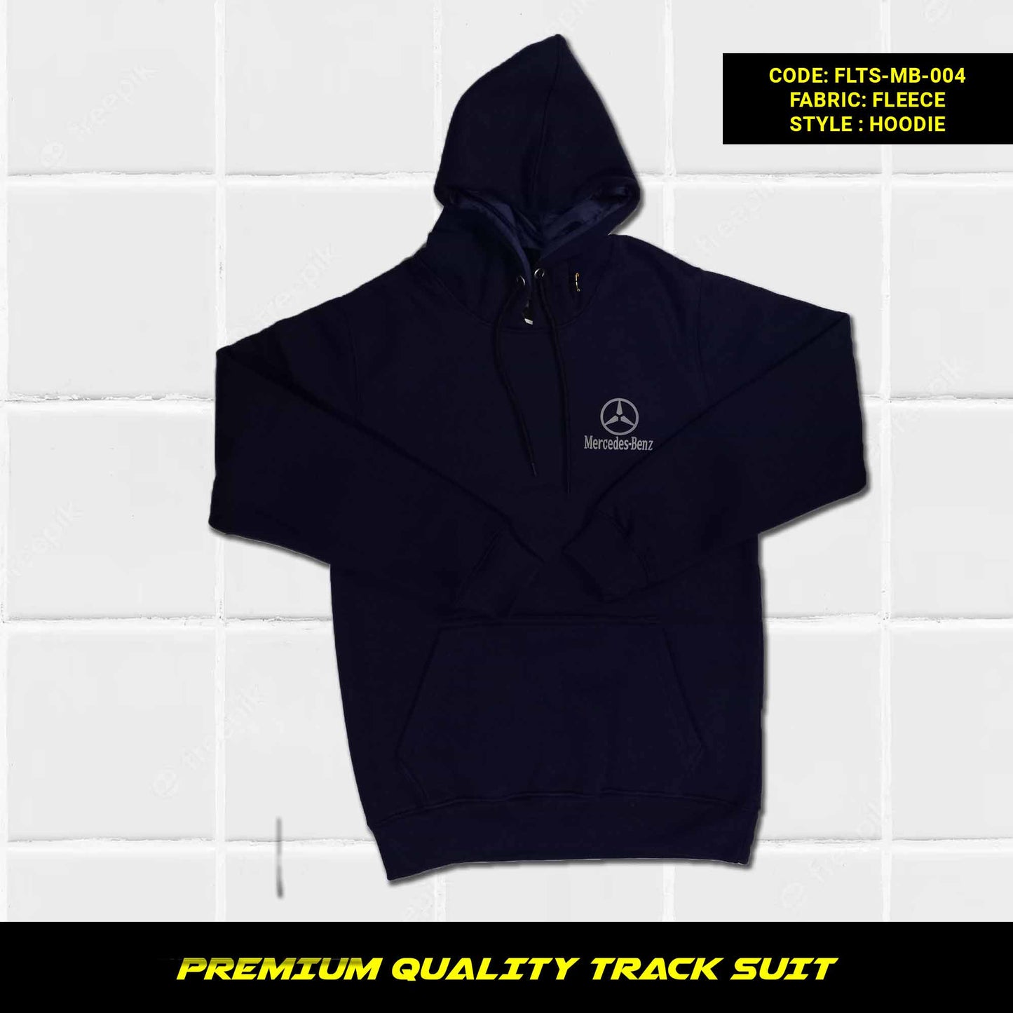 Men's Premium Quality Cotton Fleece Tracksuit for Winter in Pakistan, This men's premium quality cotton fleece tracksuit is perfect for staying warm and comfortable all winter long. It's made from soft and cozy cotton fleece that's 320-325 GSM thick, making it perfect for even the coldest days. The tracksuit features a hoodie with full sleeves and kangaroo pockets, as well as loose-fitting trousers with zippered pockets and a tape to fasten at the waist.