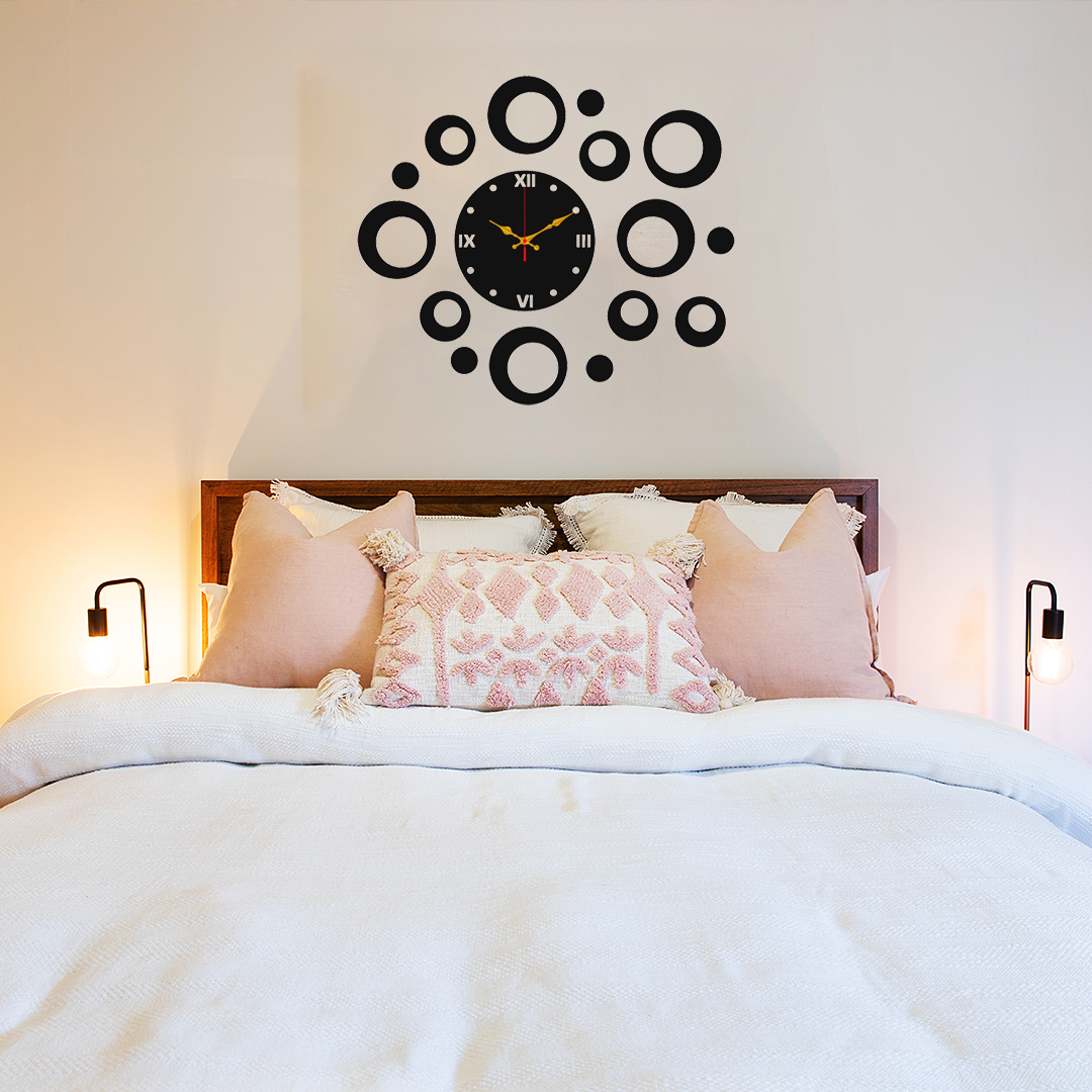 Asaan Life | Bubbles Around | DIY | 3D Wooden Wall Clock