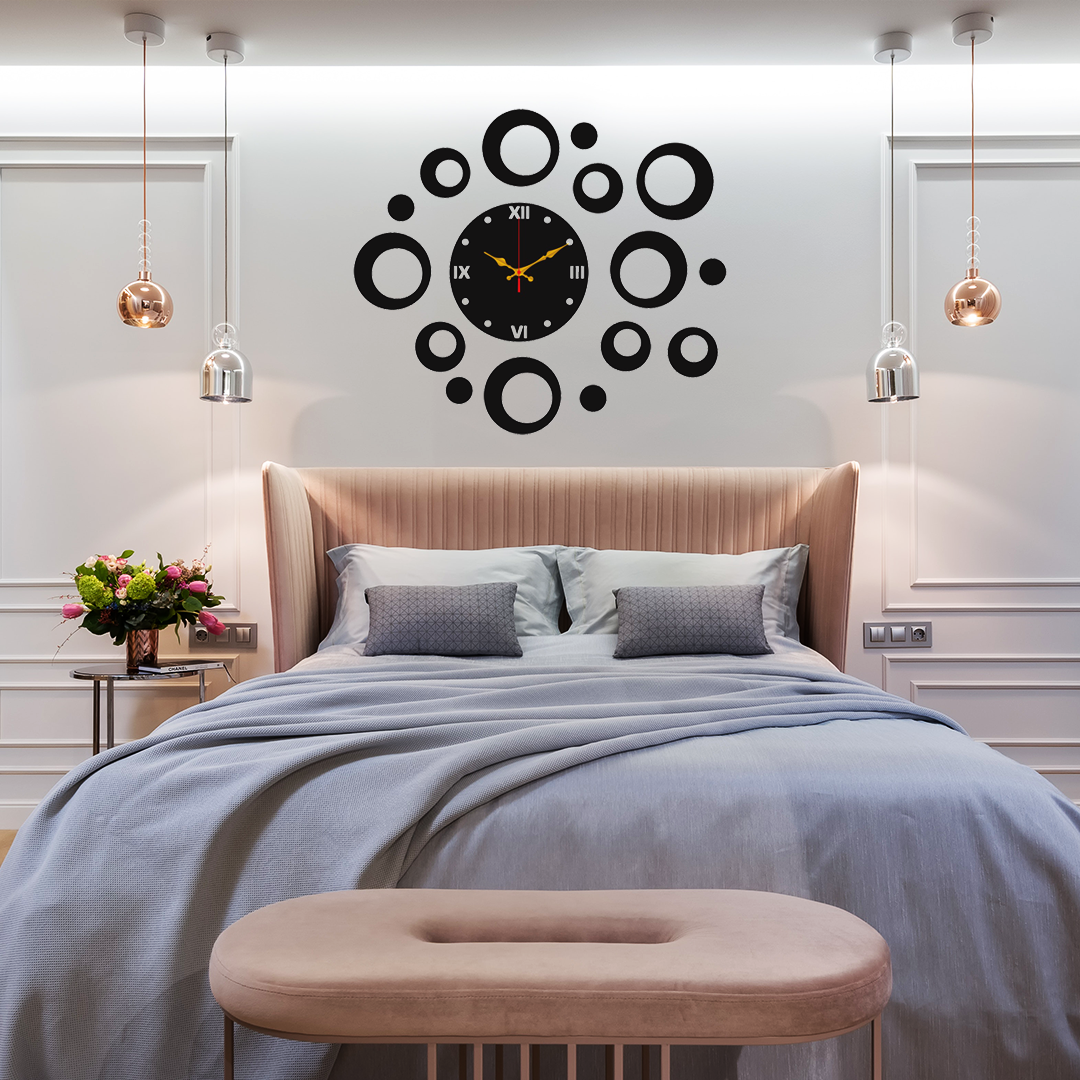 Asaan Life | Bubbles Around | DIY | 3D Wooden Wall Clock