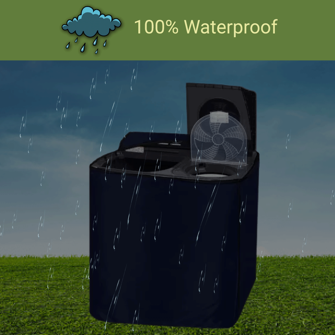 AsaanLife | Front Load Washing Machine Cover | Protector | Single Tub | Waterproof