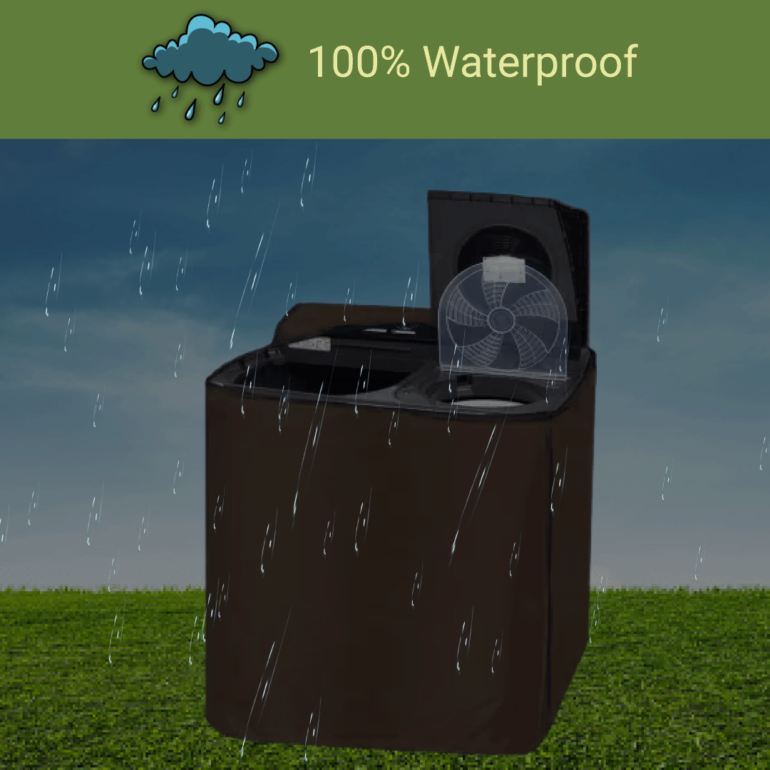 AsaanLife | Front Load Washing Machine Cover | Protector | Single Tub | Waterproof