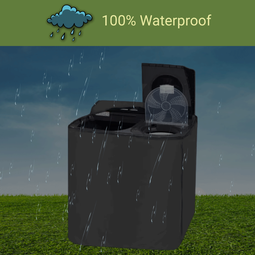 AsaanLife | Front Load Washing Machine Cover | Protector | Single Tub | Waterproof
