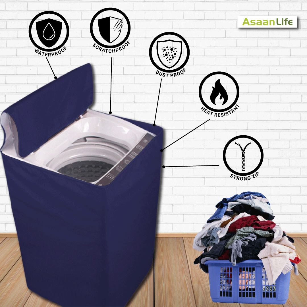 AsaanLife | Top Load Washing Machine Cover | Protector | Single Tub | Waterproof