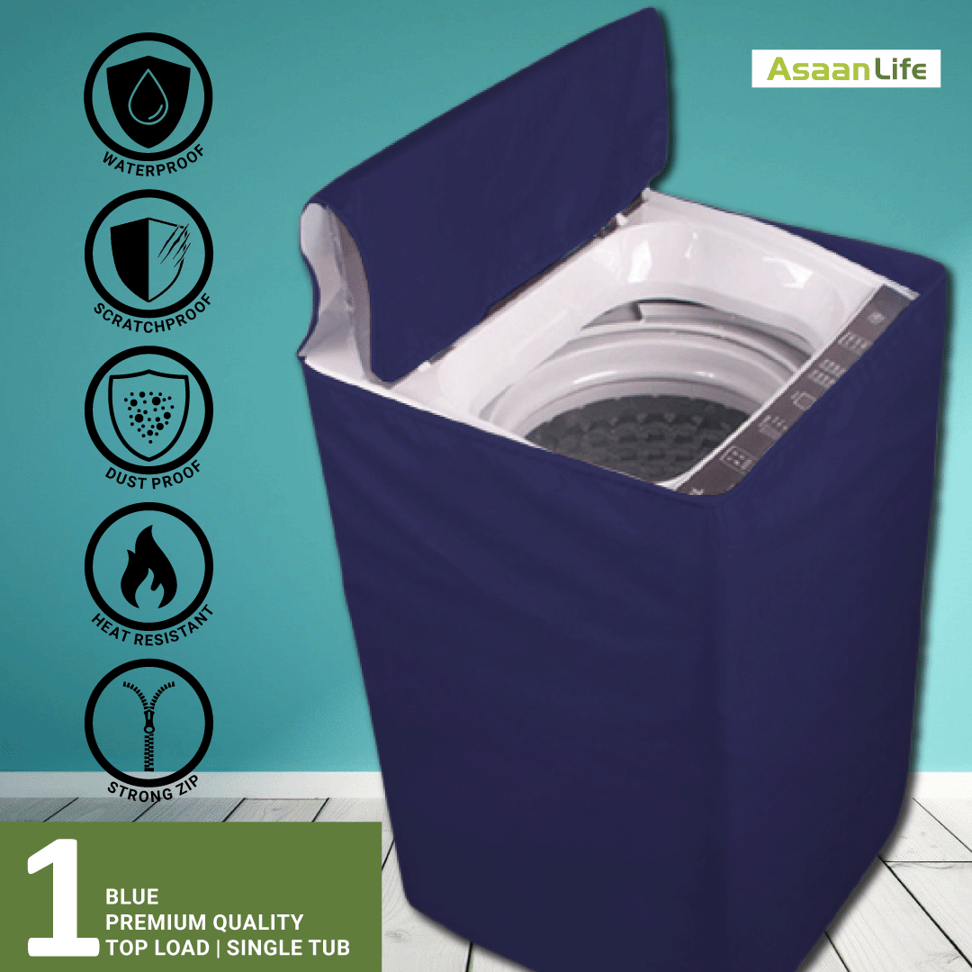 AsaanLife | Top Load Washing Machine Cover | Protector | Single Tub | Waterproof