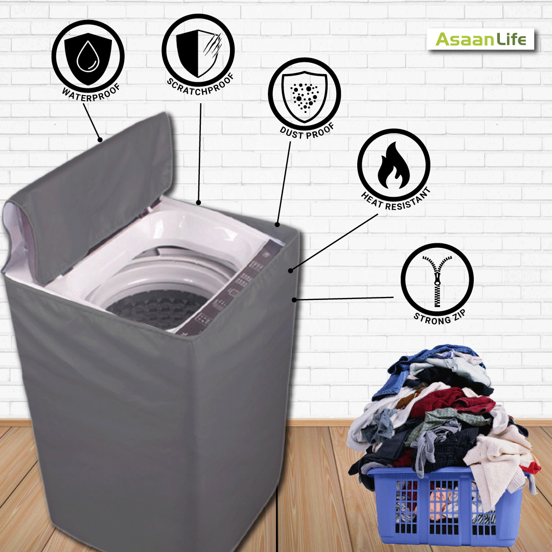 AsaanLife | Top Load Washing Machine Cover | Protector | Single Tub | Waterproof