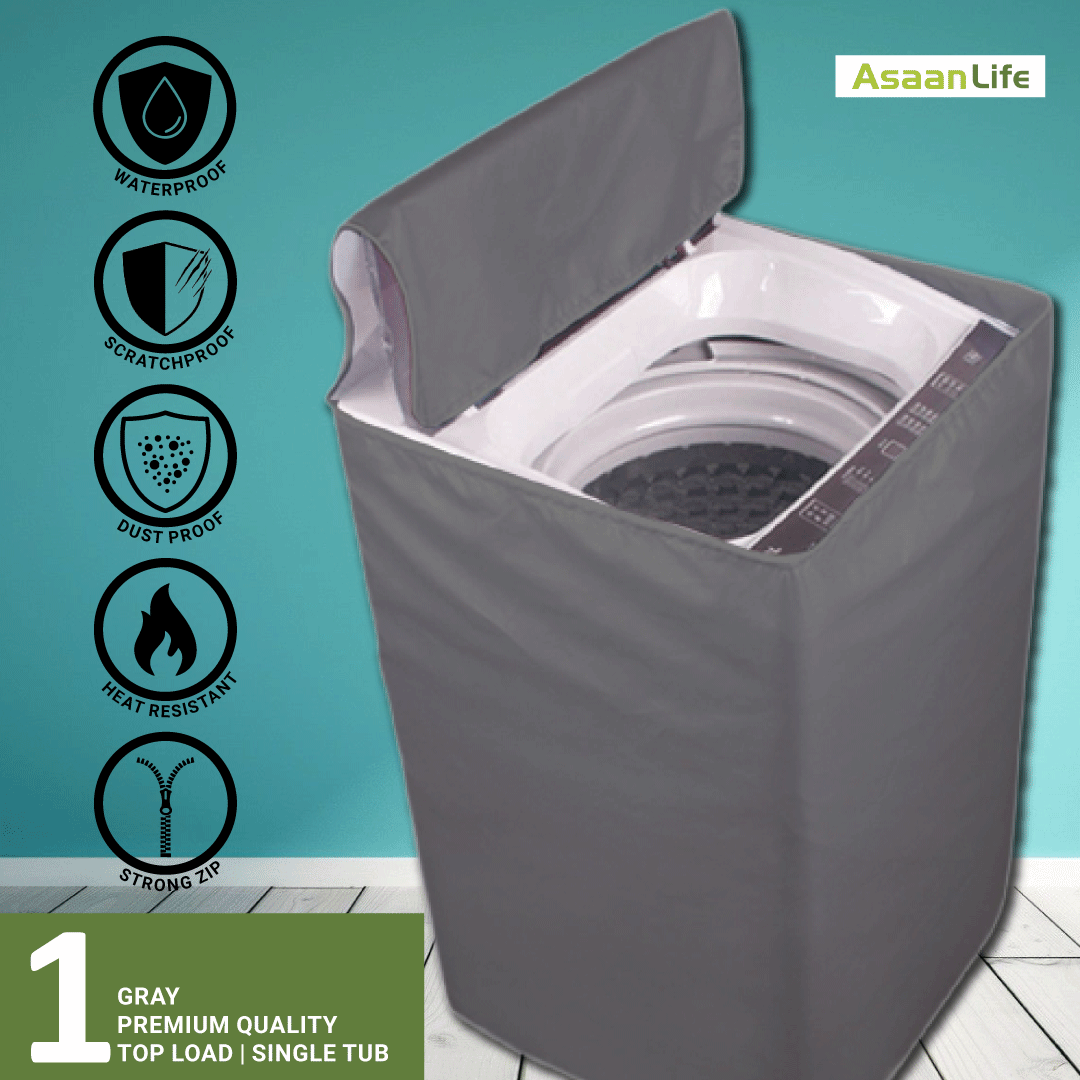 AsaanLife | Top Load Washing Machine Cover | Protector | Single Tub | Waterproof