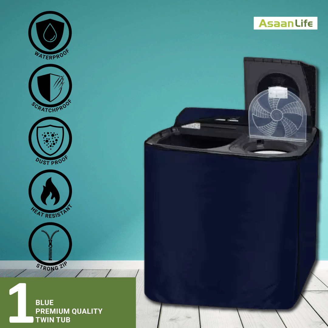 AsaanLife | Front Load Washing Machine Cover | Protector | Single Tub | Waterproof