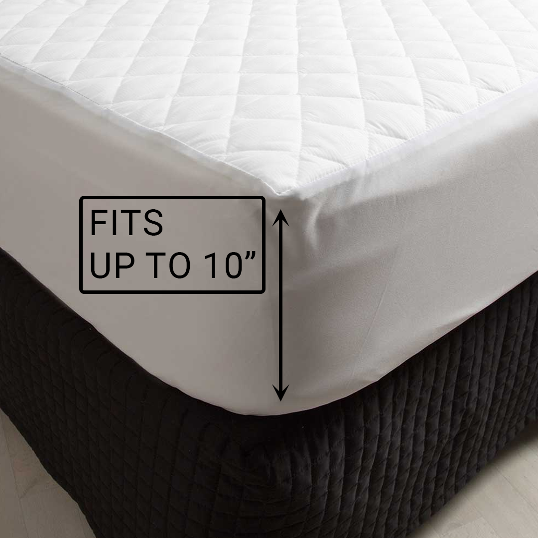 Asaan Life | Quilted Waterproof Mattress Cover | Protector | Double Bed | King Size