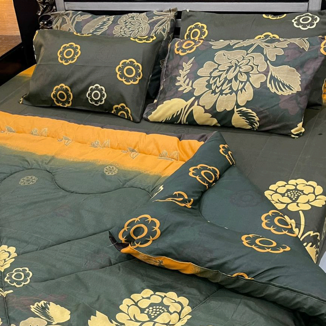 6 Pcs Vicky Razai Set | Double Bed | King Size | CHQS-6001