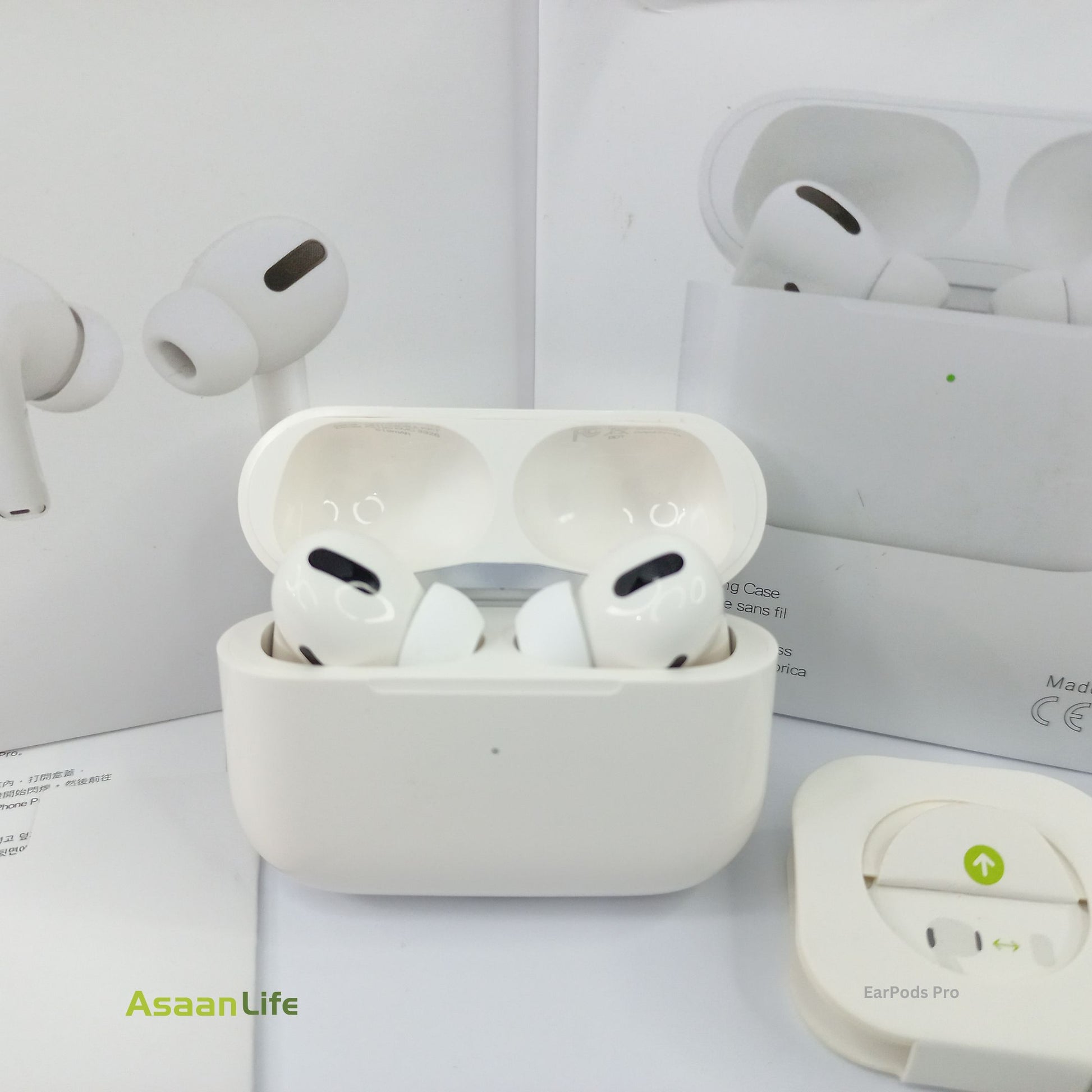 Premium EarPods Pro Bluetooth with Charging Case | White | Free Home D ...
