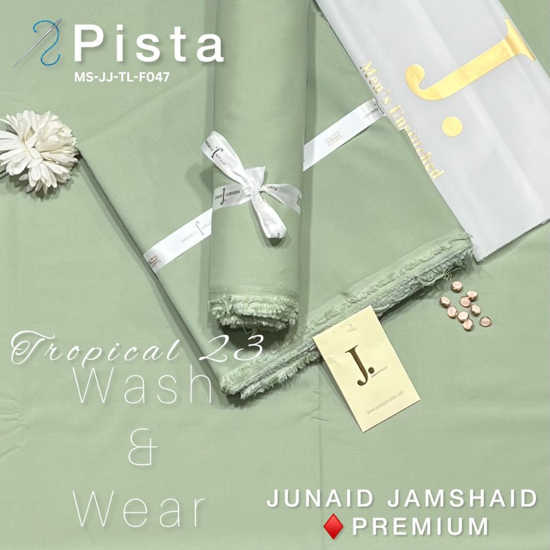 J Dot Premium Summer Tropical Unstitched Suit for Men | Pista | MS-JJ-WW-F047