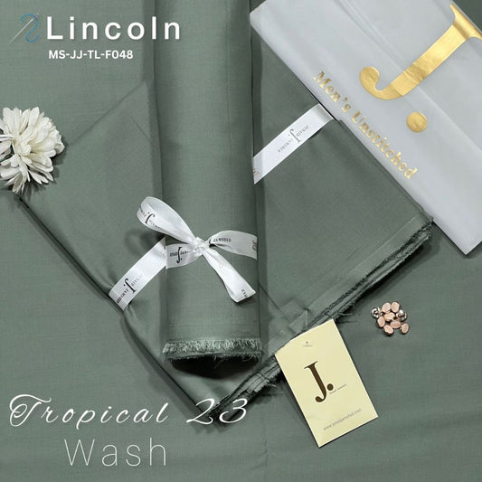 J Dot Premium Summer Tropical Unstitched Suit for Men | Lincoln | MS-JJ-WW-F048