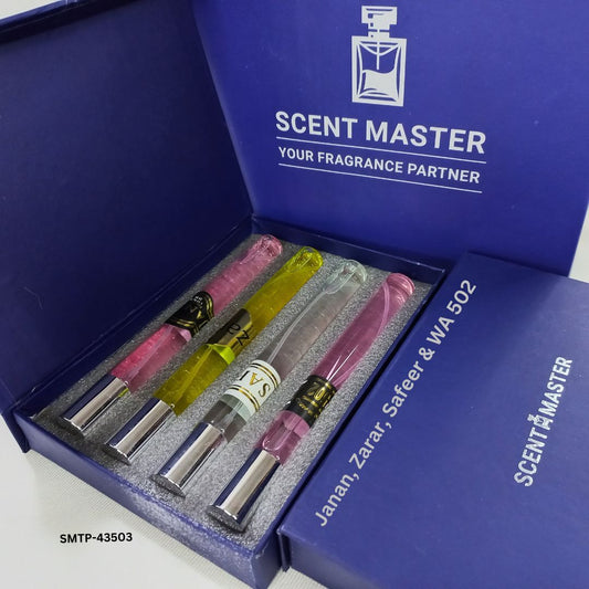 Pack of 4 J Dot Perfume Impressions by Scent Master | Gift Pack | SMTP-43503