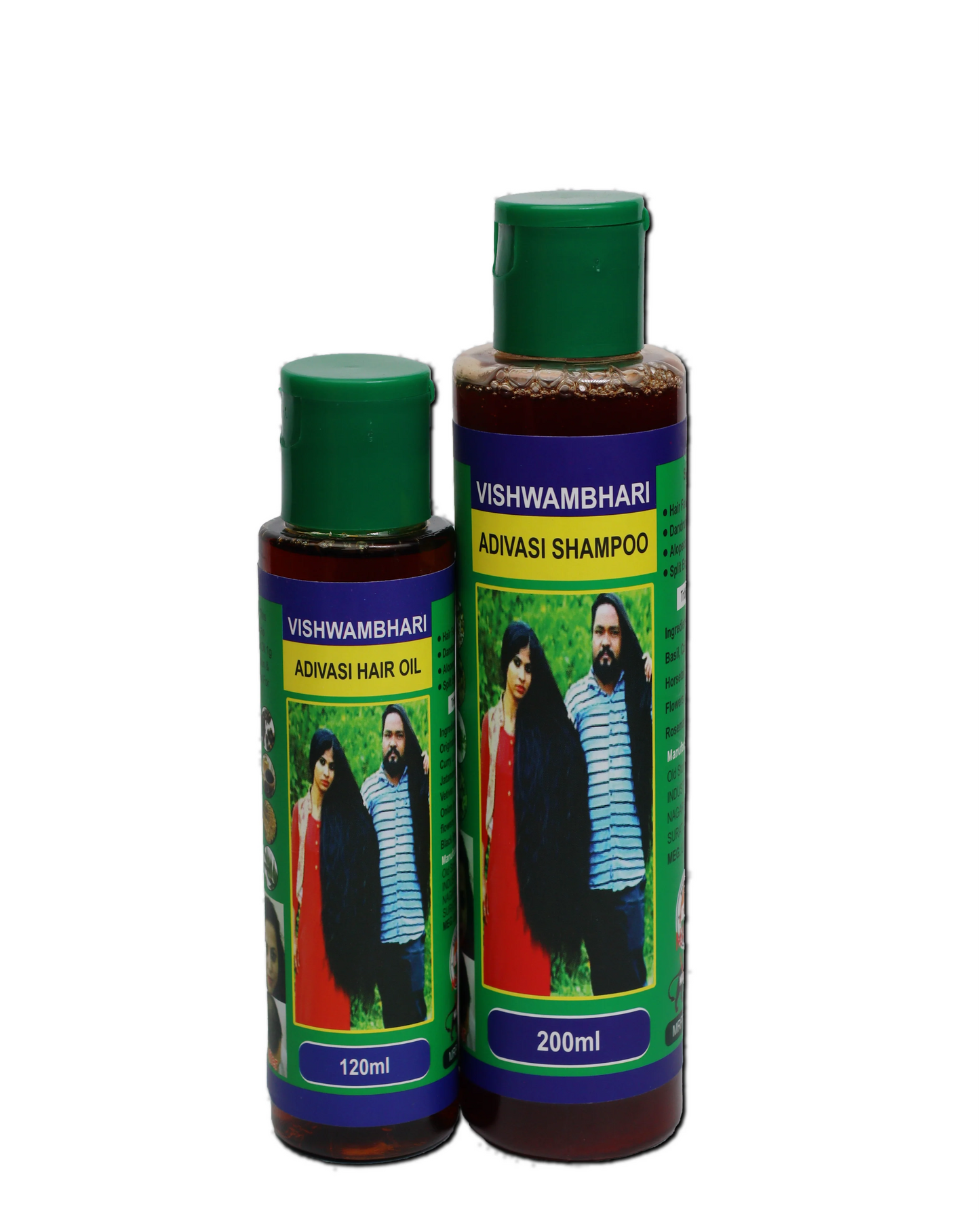 Adivasi Hair Oil and Shampoo Combo: Herbal Hair Growth & Care