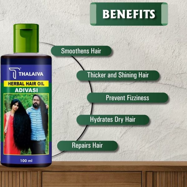 Adivasi Hair Oil Original: Authentic Herbal Hair Growth and Nourishment | 100 ml