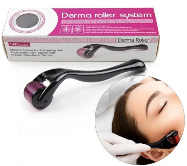 Skin Therapy 0.5 Derma Roller With 540 Micro Needle Roller For Men And Women | Derma Roller 540 Titanium Needle (0.5mm)