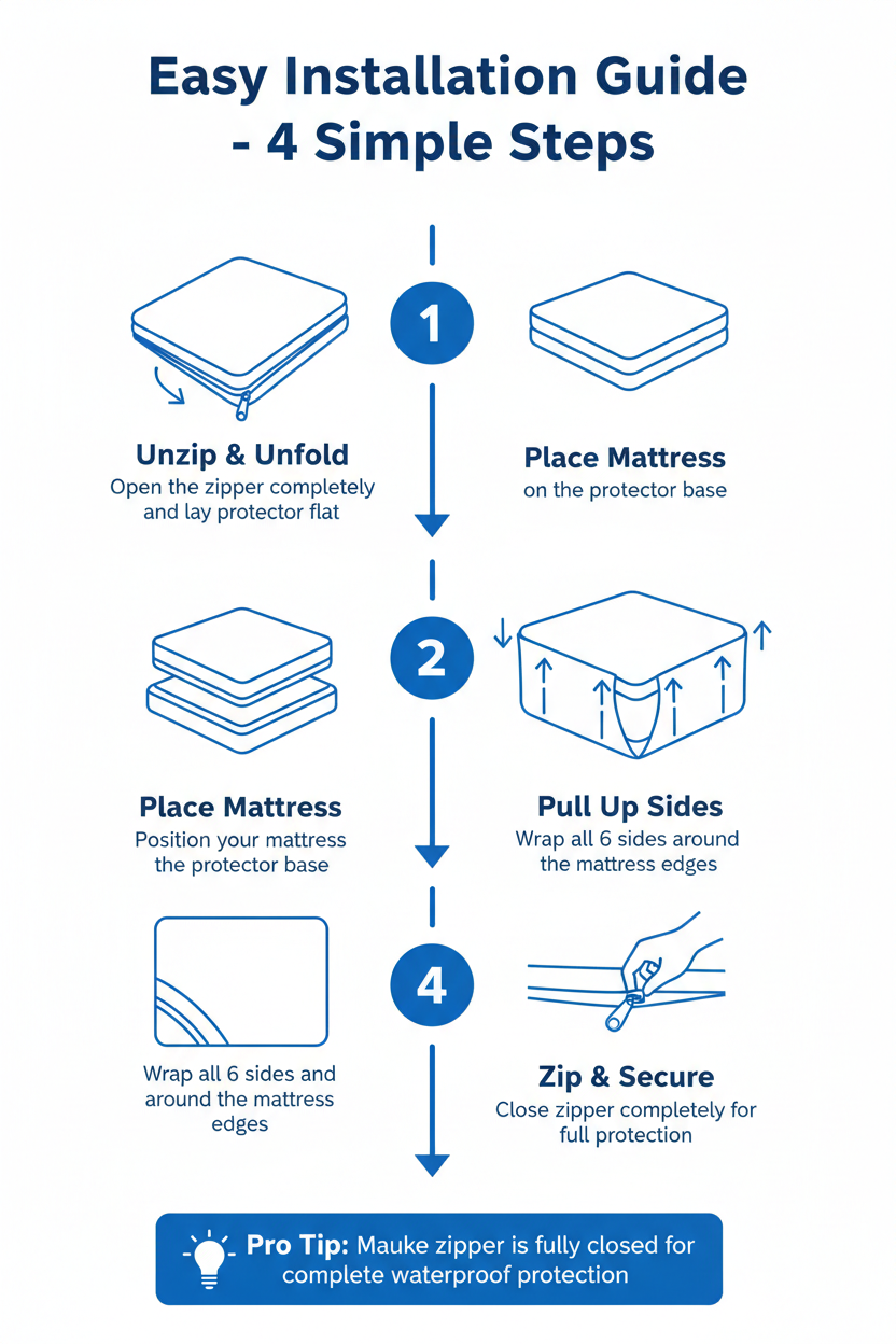 Installation Guide for Mattress Protector