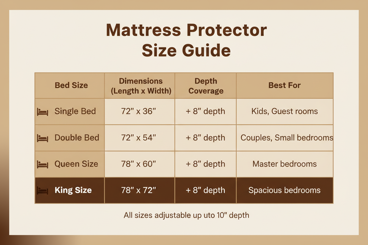 Size Chart Brown