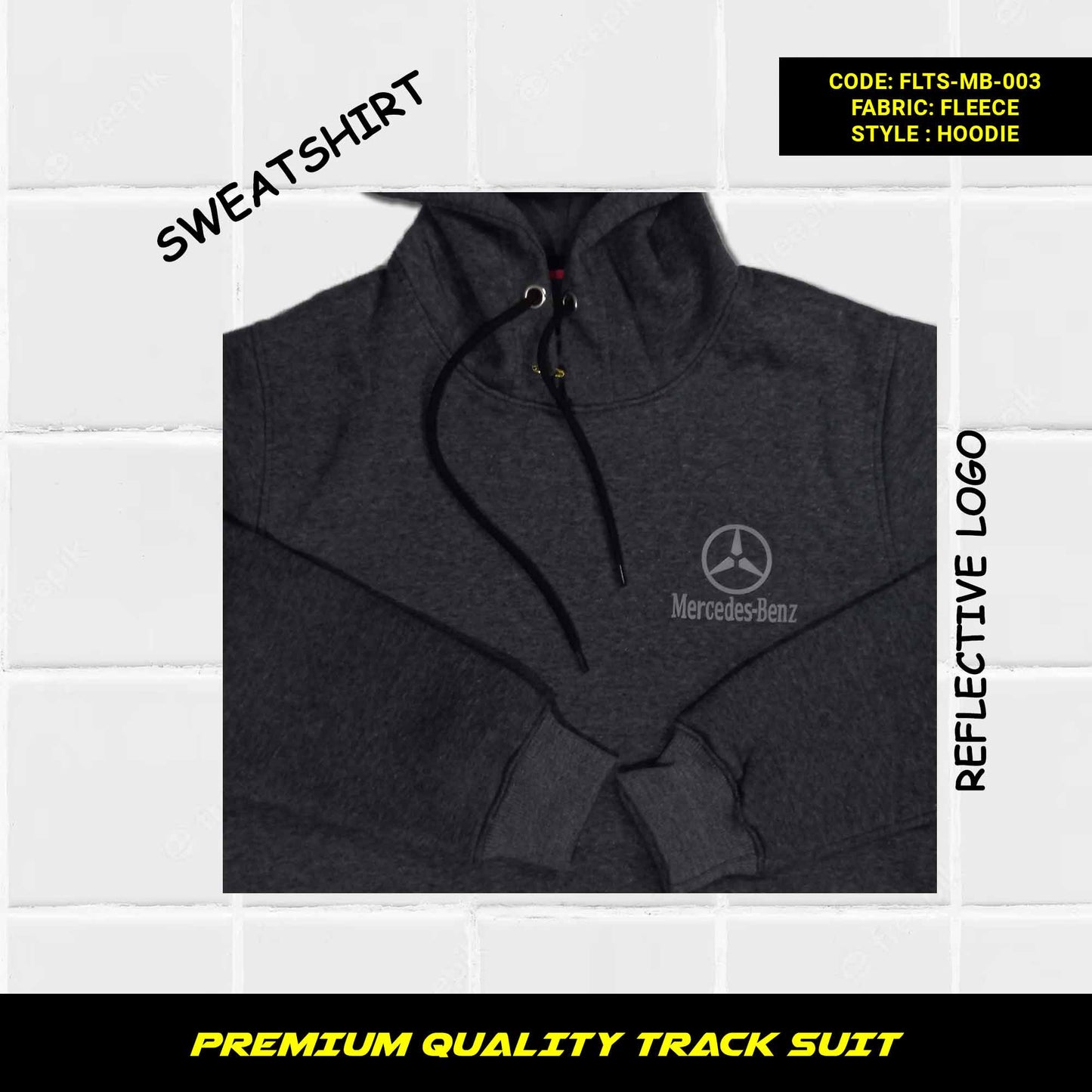 Men's Premium Quality Cotton Fleece Tracksuit for Winter in Pakistan, This men's premium quality cotton fleece tracksuit is perfect for staying warm and comfortable all winter long. It's made from soft and cozy cotton fleece that's 320-325 GSM thick, making it perfect for even the coldest days. The tracksuit features a hoodie with full sleeves and kangaroo pockets, as well as loose-fitting trousers with zippered pockets and a tape to fasten at the waist.