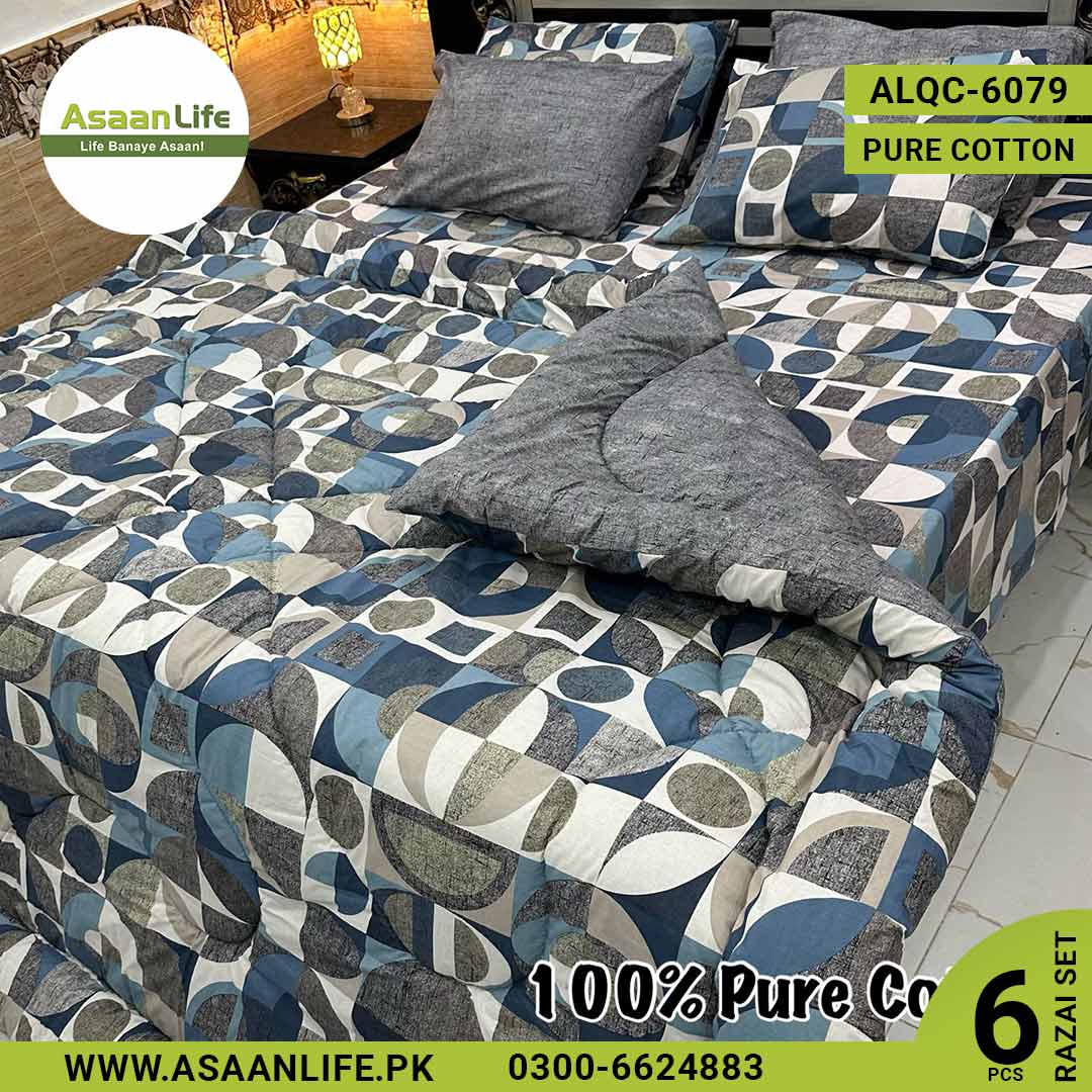 Pure Cotton Vicky Razai Set AsaanLife