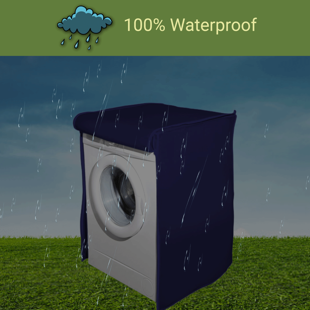 AsaanLife | Front Load Washing Machine Cover | Protector | Single Tub | Waterproof