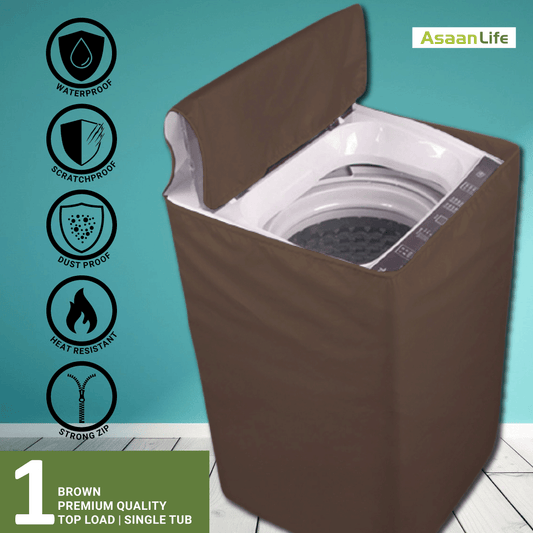 AsaanLife | Top Load Washing Machine Cover | Protector | Single Tub | Waterproof