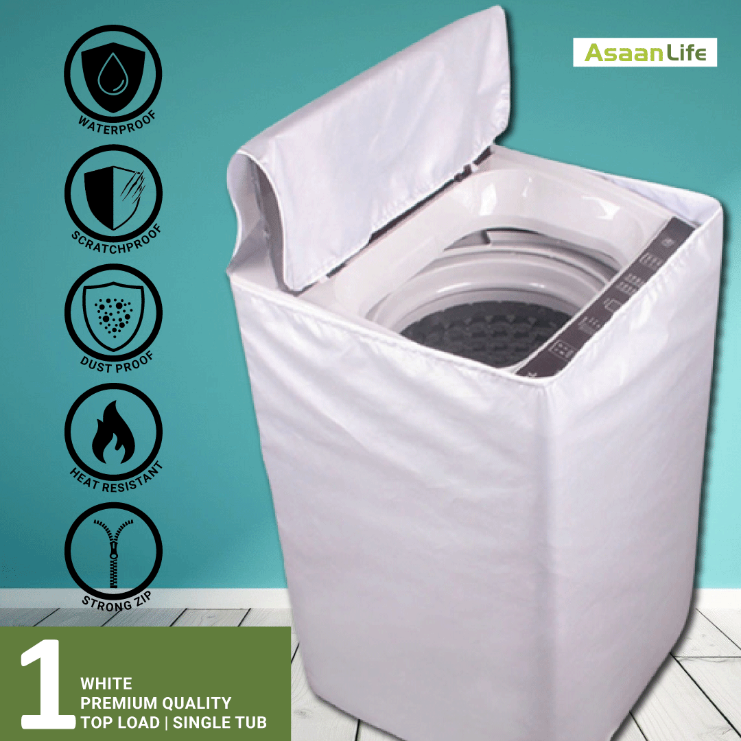 AsaanLife | Top Load Washing Machine Cover | Protector | Single Tub | Waterproof