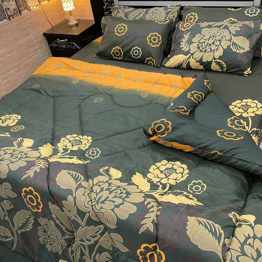 6 Pcs Vicky Razai Set | Double Bed | King Size | CHQS-6001
