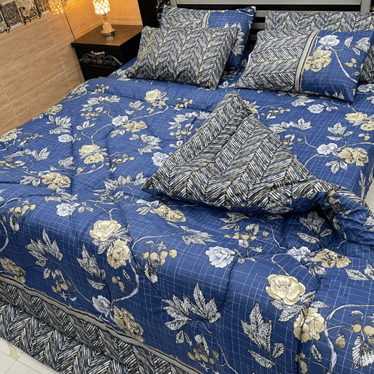 Asaan Life | 6 Pcs Vicky Razai Set | Double Bed | King Size | CHQS-6003