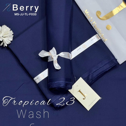 Dot Premium Summer Tropical Unstitched Suit for Men | Berry | MS-JJ-WW-F033