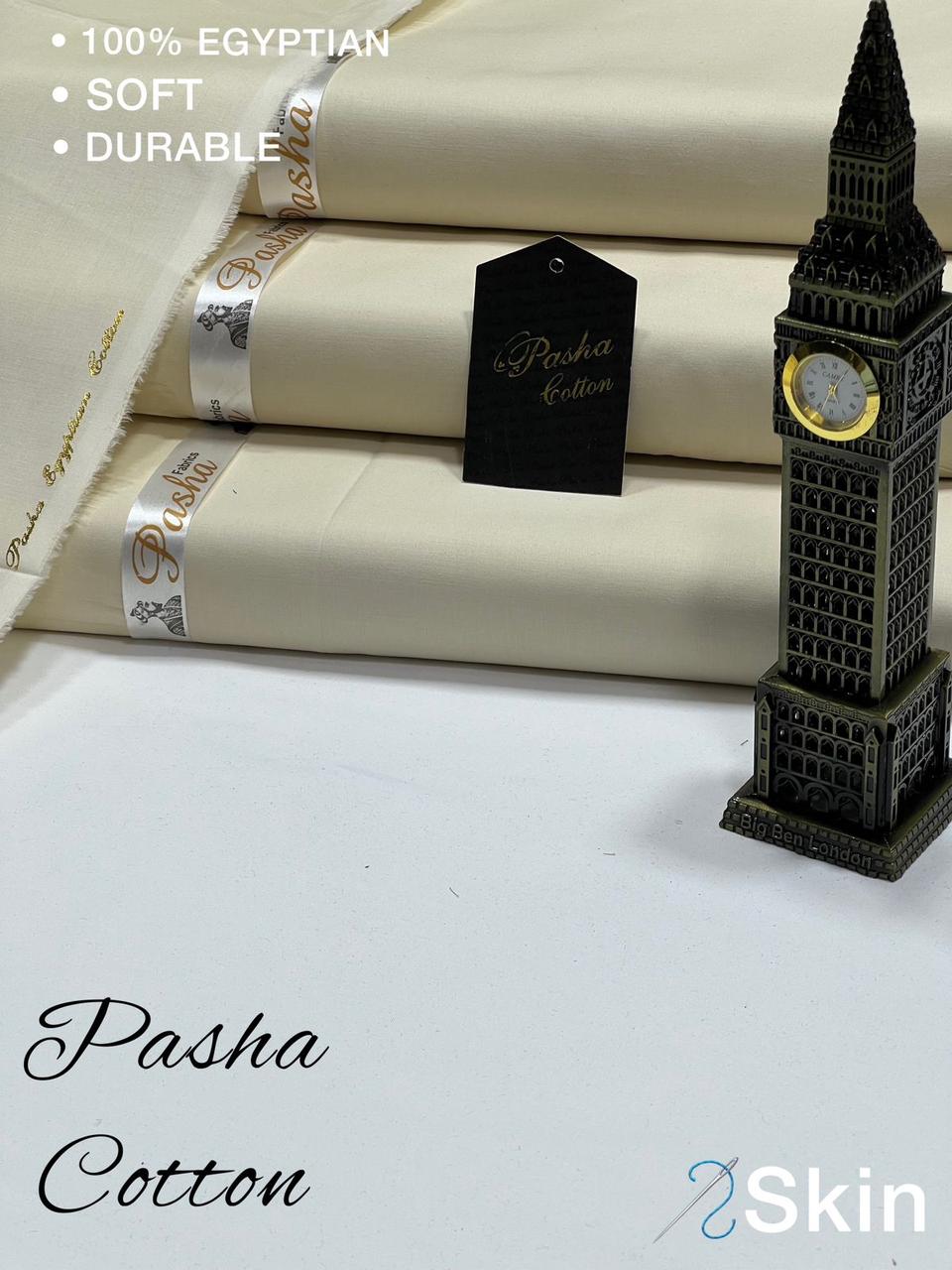 PASHA Premium Quality Soft Cotton Unstitched Suit for Men | Skin