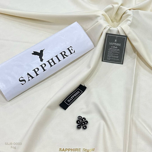 Sapphire Wash and Wear Unstitched Suit for Men SSJB-D003 | Fog