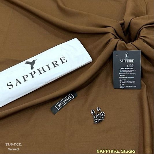Sapphire Wash and Wear Unstitched Suit for Men SSJB-D021 | Garnett